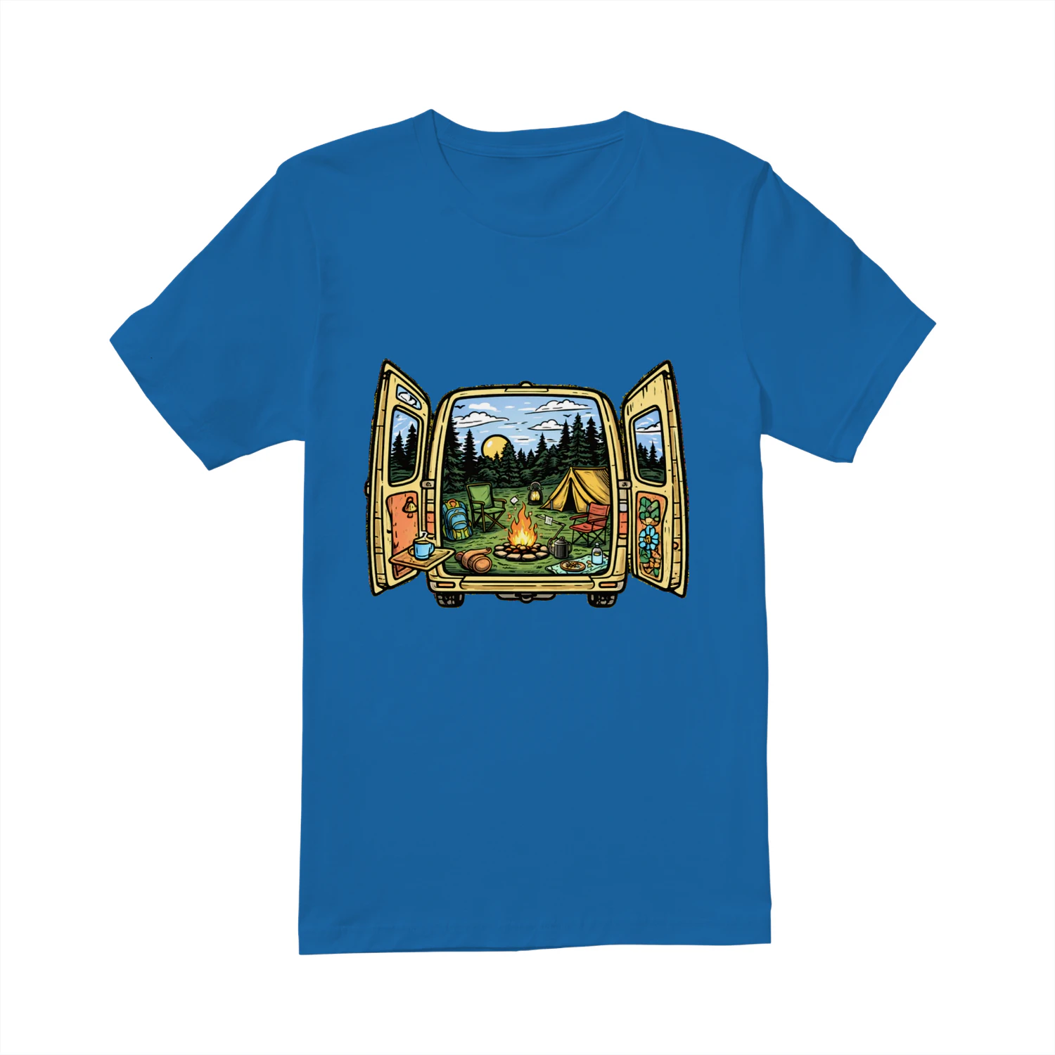 Keep it Simple - Vintage Camping T-shirt