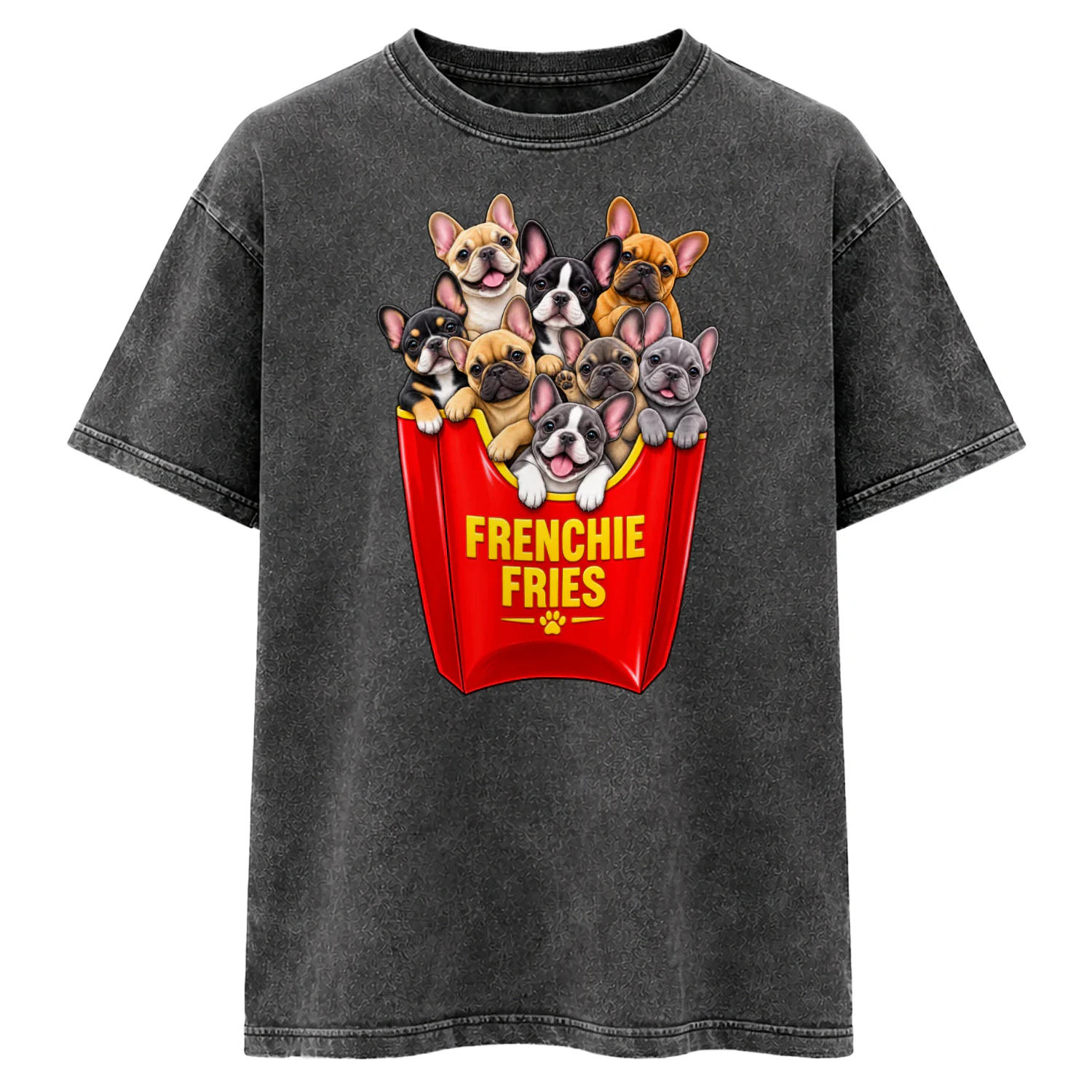 French Bulldog Frenchie Fries T-Shirt
