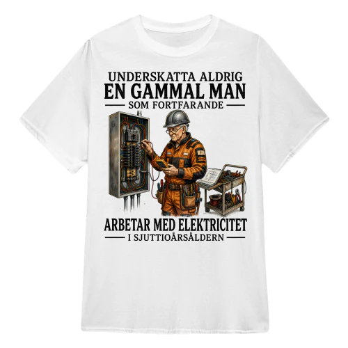 Gammal Man Elektricitet