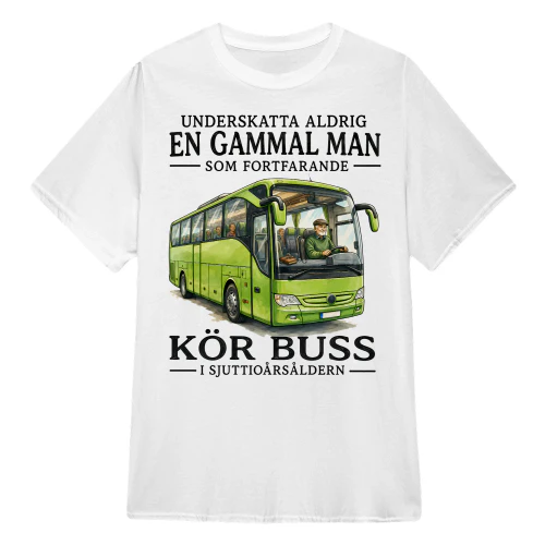 Gammal Man Buss