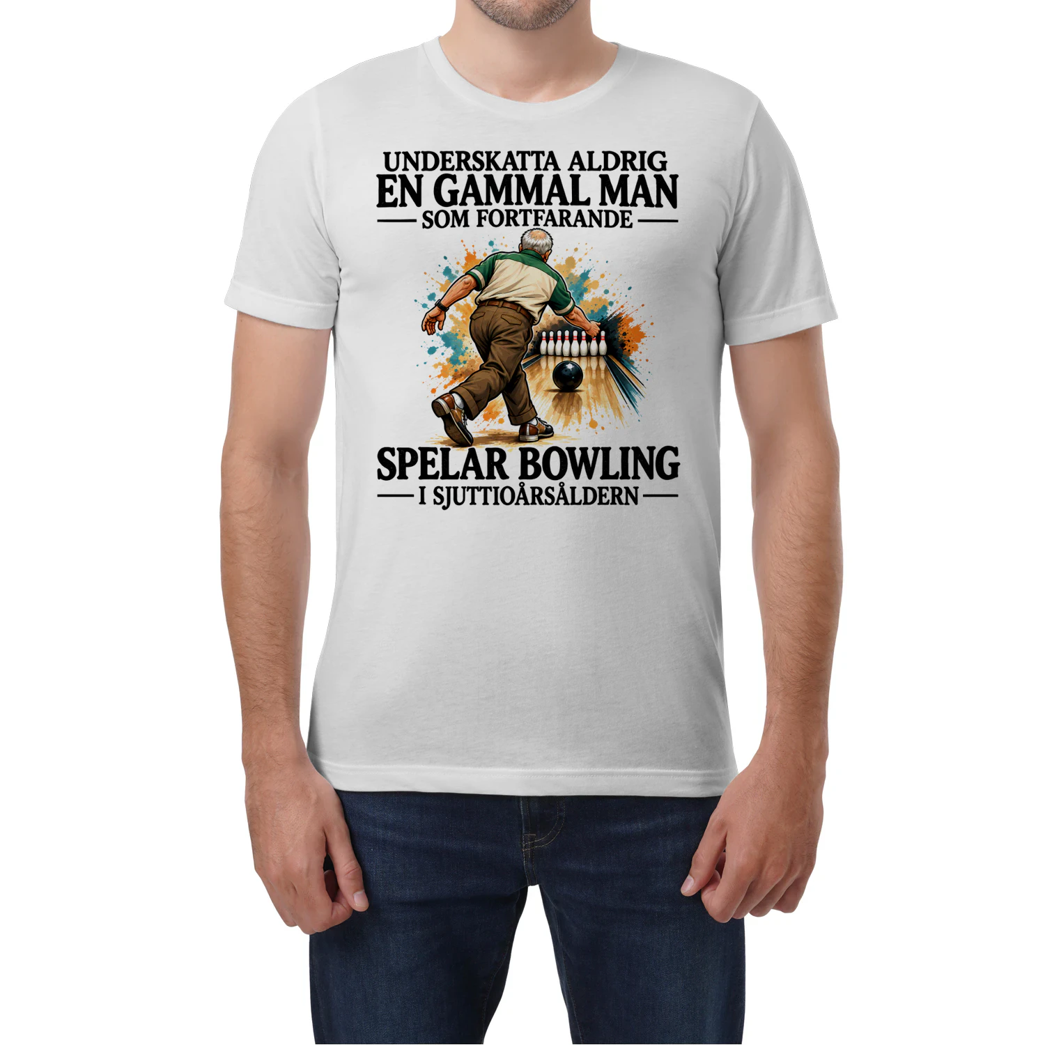 Gammal Man Bowling