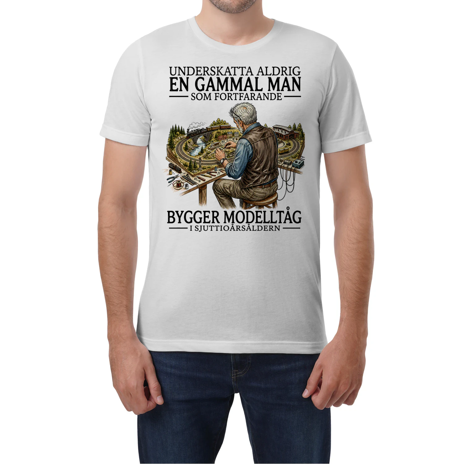 Gammal Man Modelltag