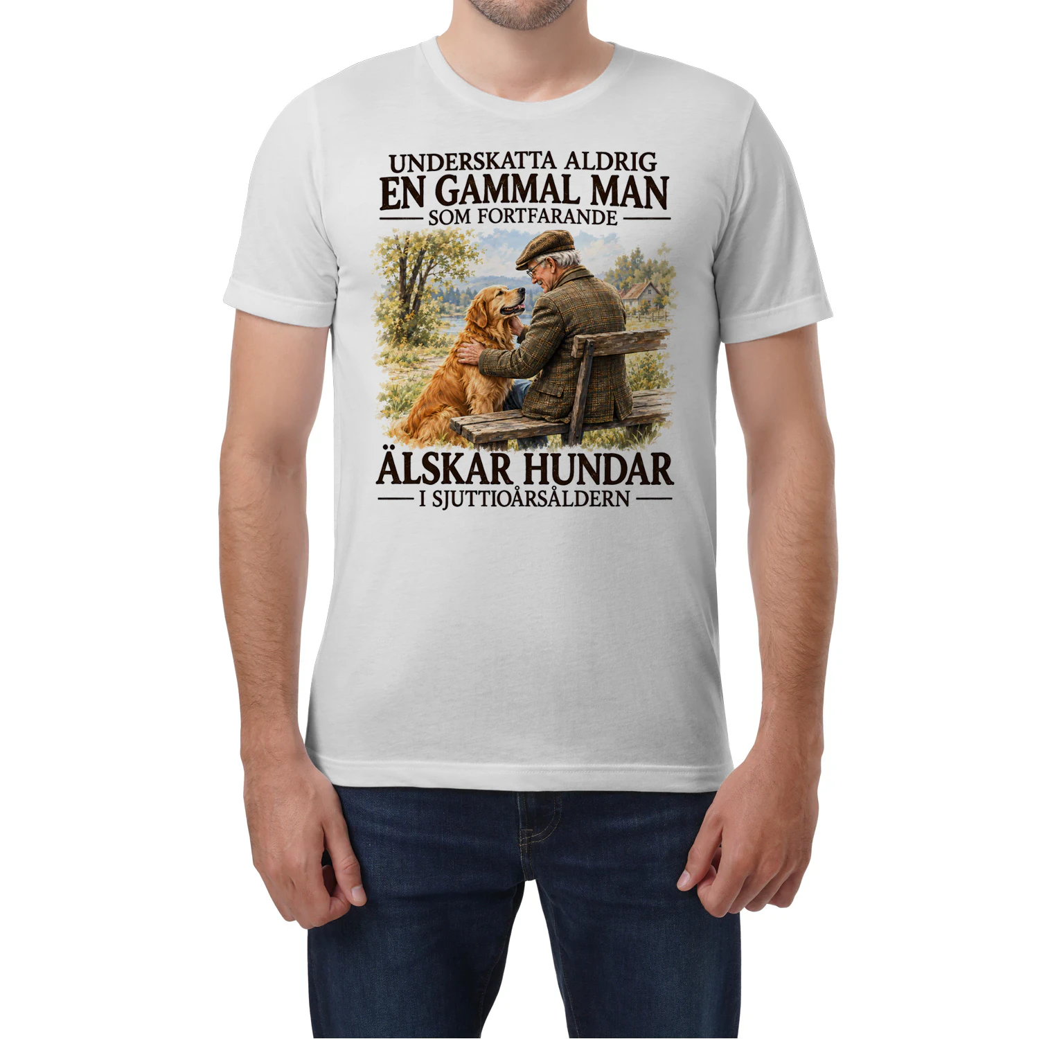 Gammal Man Hundar