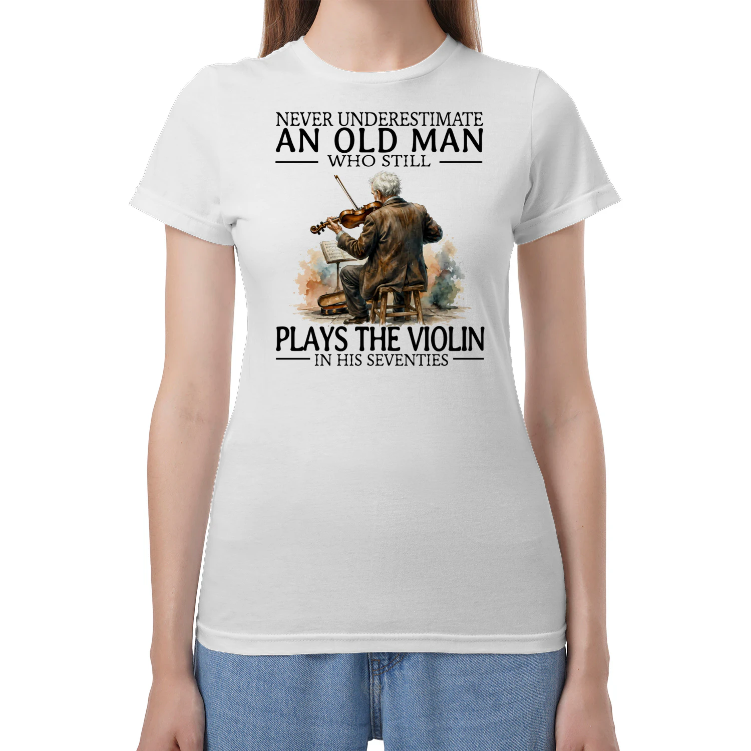 Plays The Violin