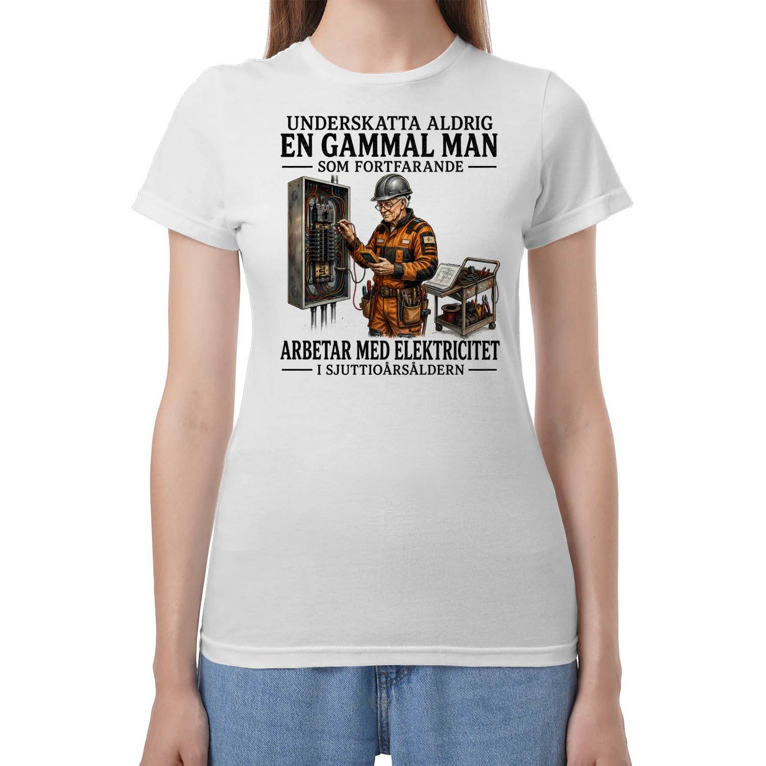 Gammal Man Elektricitet