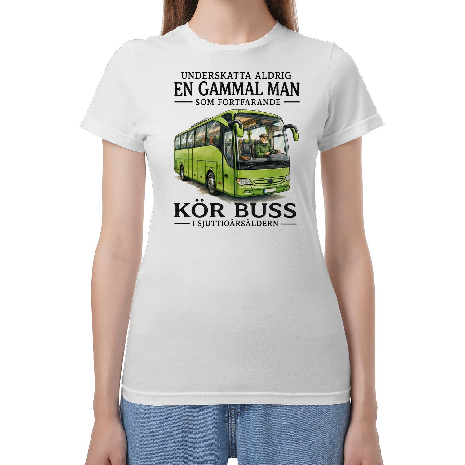 Gammal Man Buss