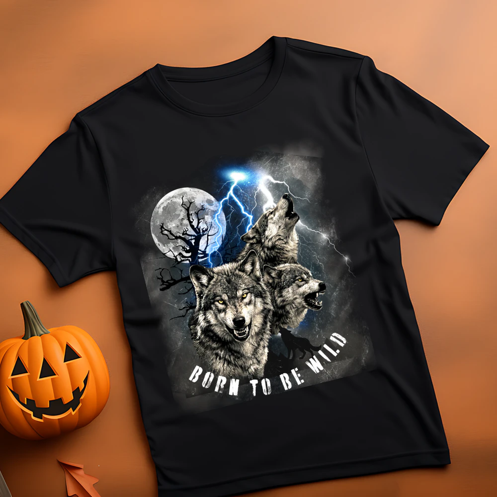 Born To Be Wild Wolf T-Shirt