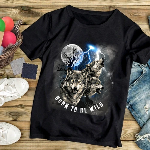 vintage Wolf Nature t-shirt , 90s