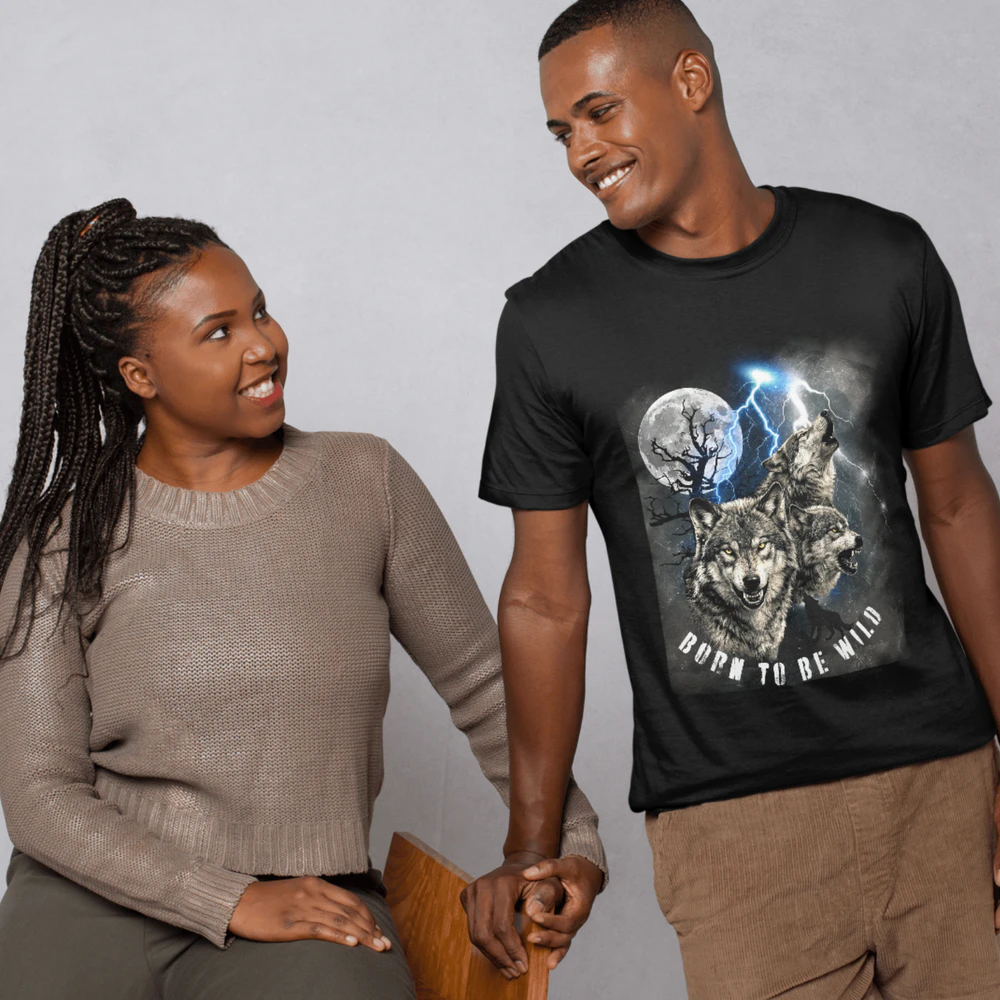 Born To Be Wild Wolf T-Shirt