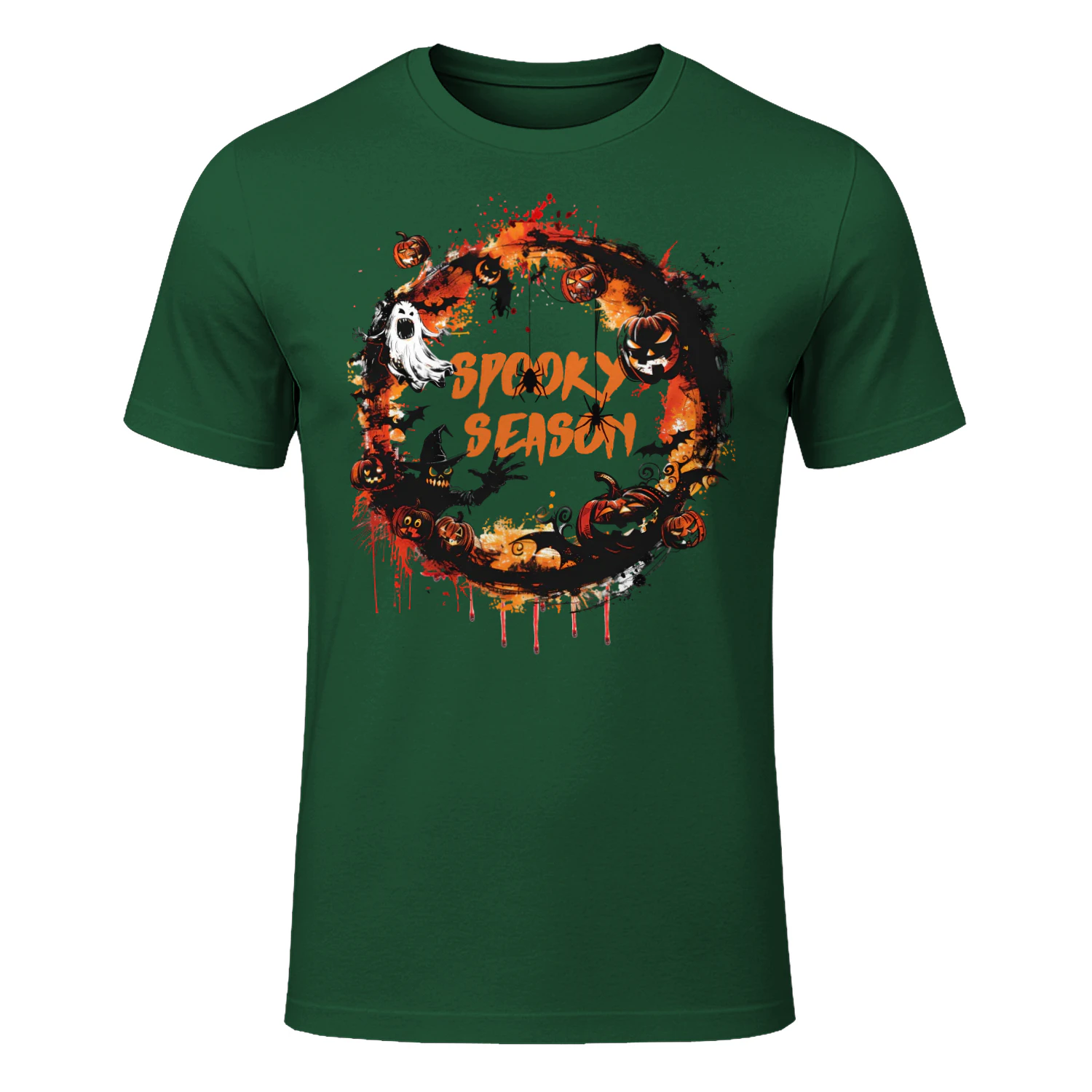 Unisex Premium Spooky Season Halloween Wreath T-Shirt