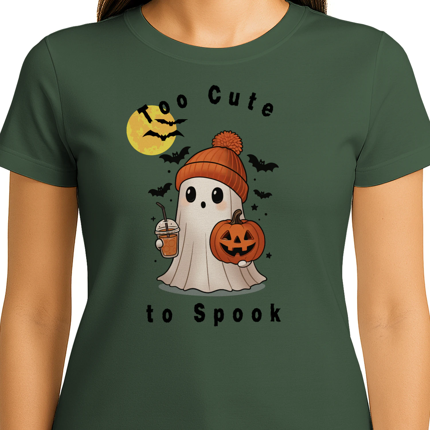 Too Cute To Spook Halloween Ghost