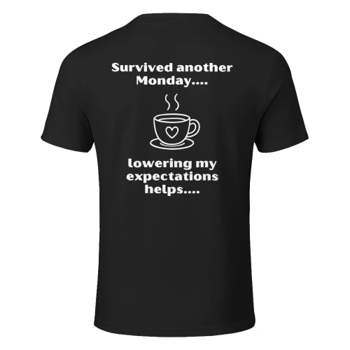 Survived another Monday....lowering my expectations helps....