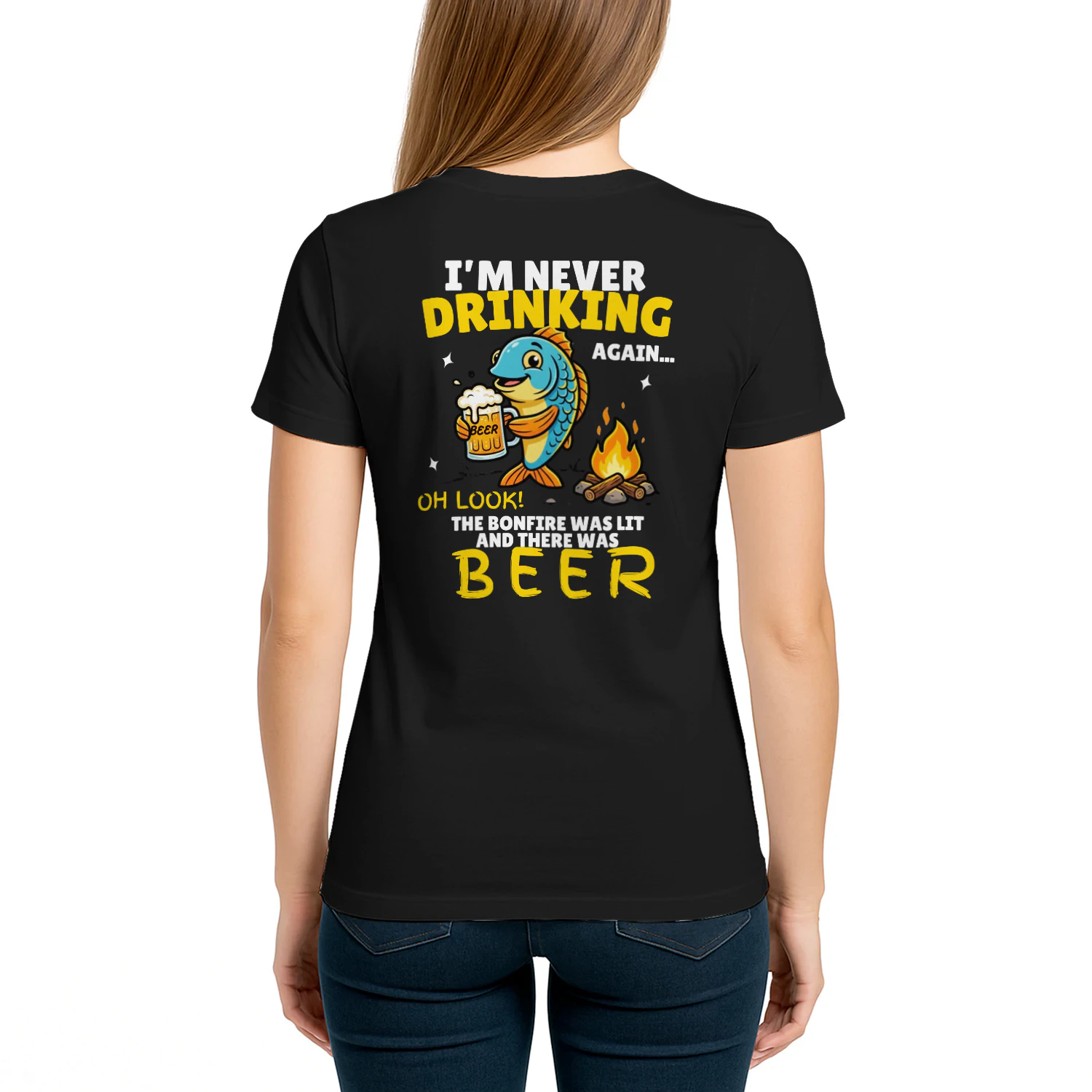 I'M NEVER DRINKING AGAIN... OH LOOK! THE BONFIRE WAS LIT AND THERE WAS BEER