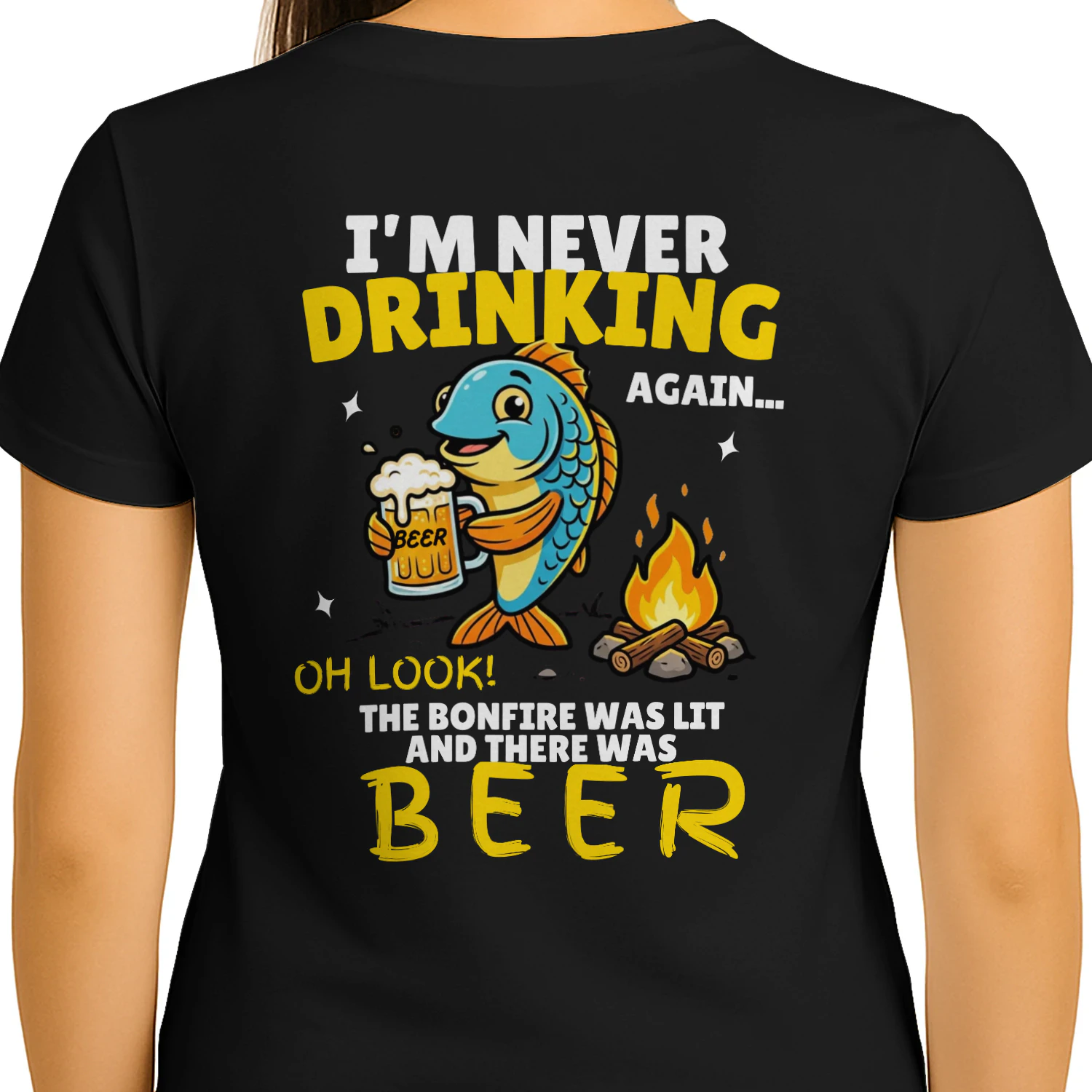 I'M NEVER DRINKING AGAIN... OH LOOK! THE BONFIRE WAS LIT AND THERE WAS BEER