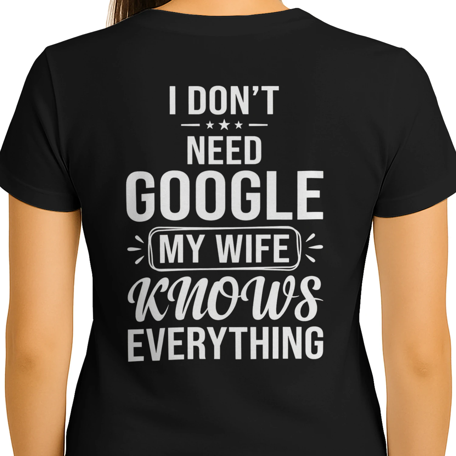 I Don't Need Google My Wife Knows Everything