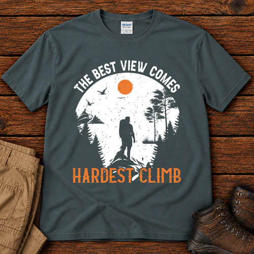 Hardest Climb Hiking Mountain Vintage Adventure