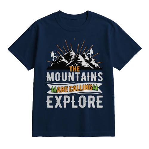 Mountains Are Calling Explore Hiking Vintage Shirts