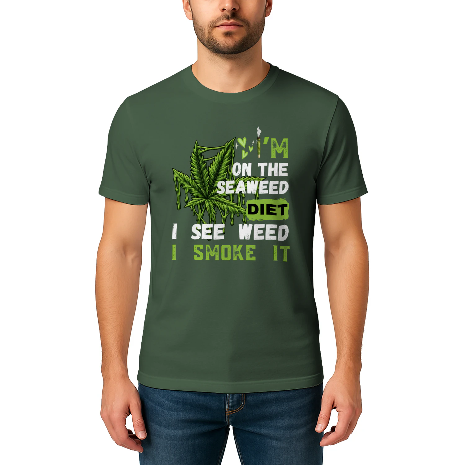 I'm On The Seaweed Diet Funny Smoker