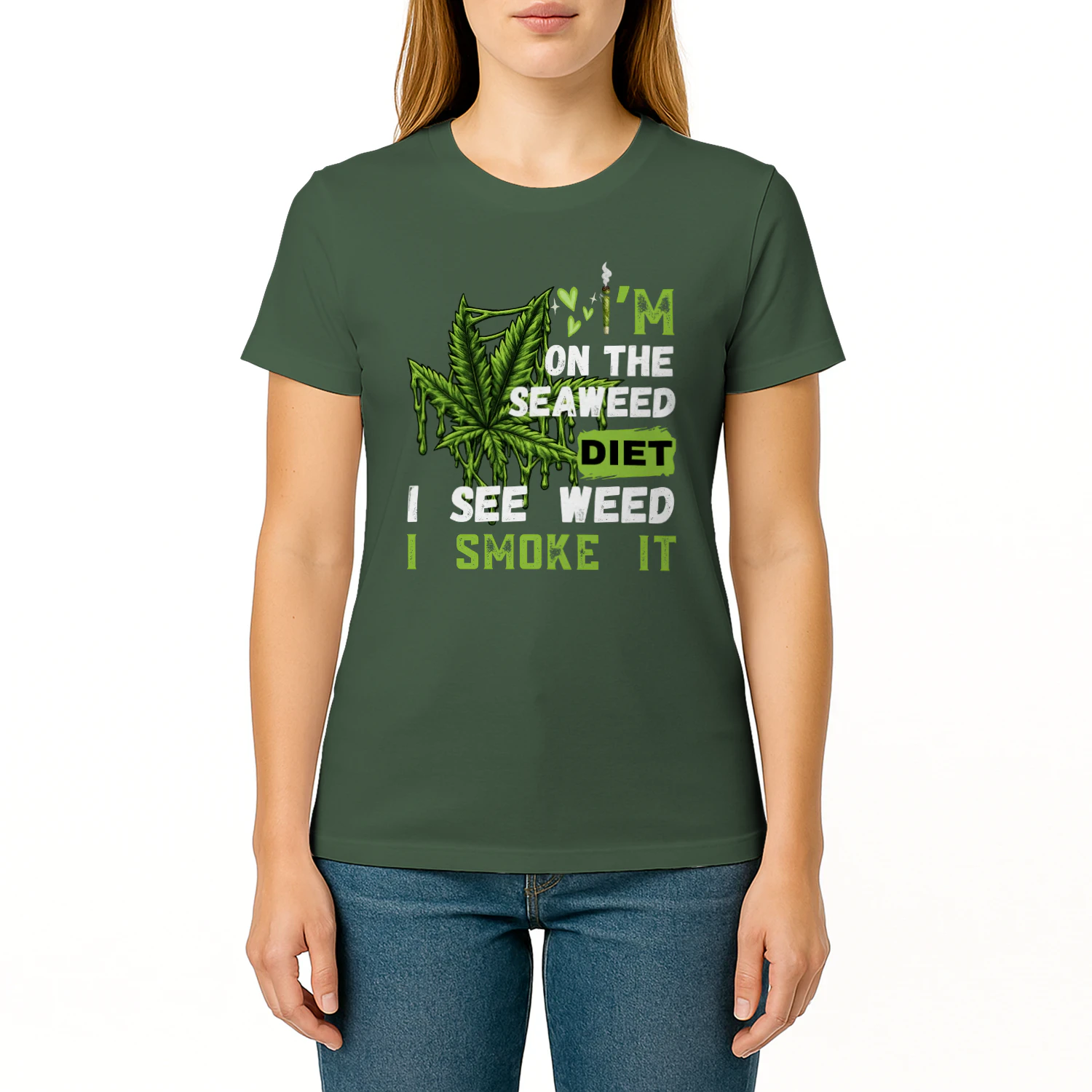 I'm On The Seaweed Diet Funny Smoker
