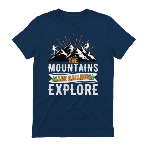 Mountains Are Calling Explore Hiking Vintage Shirts