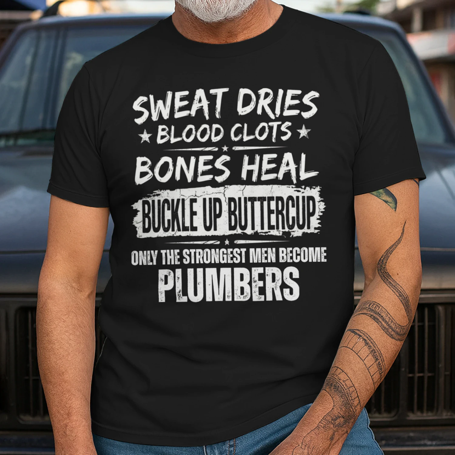 Only the strongest men become Plumbers