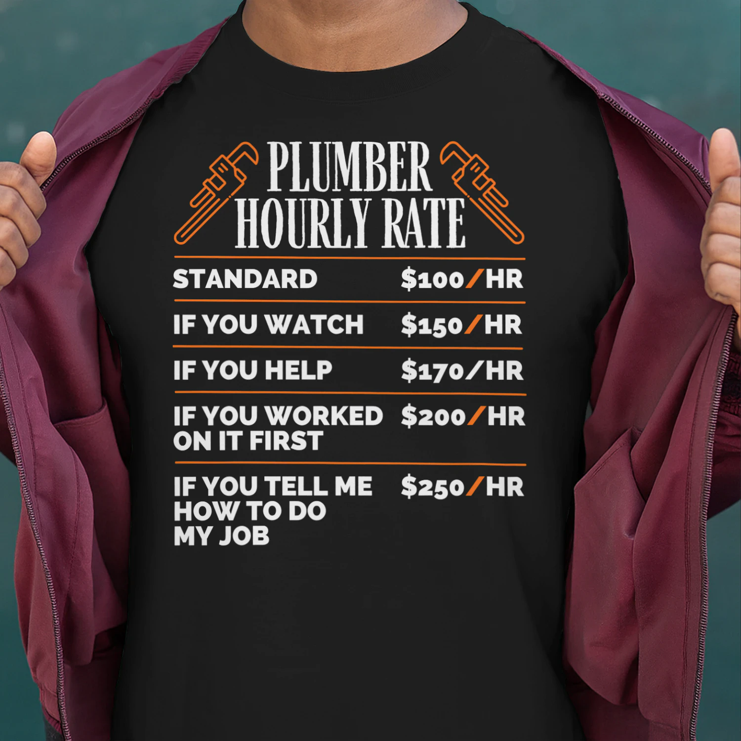 Plumber HOURLY RATE