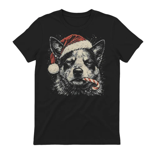 Australian Cattle Dog Santa