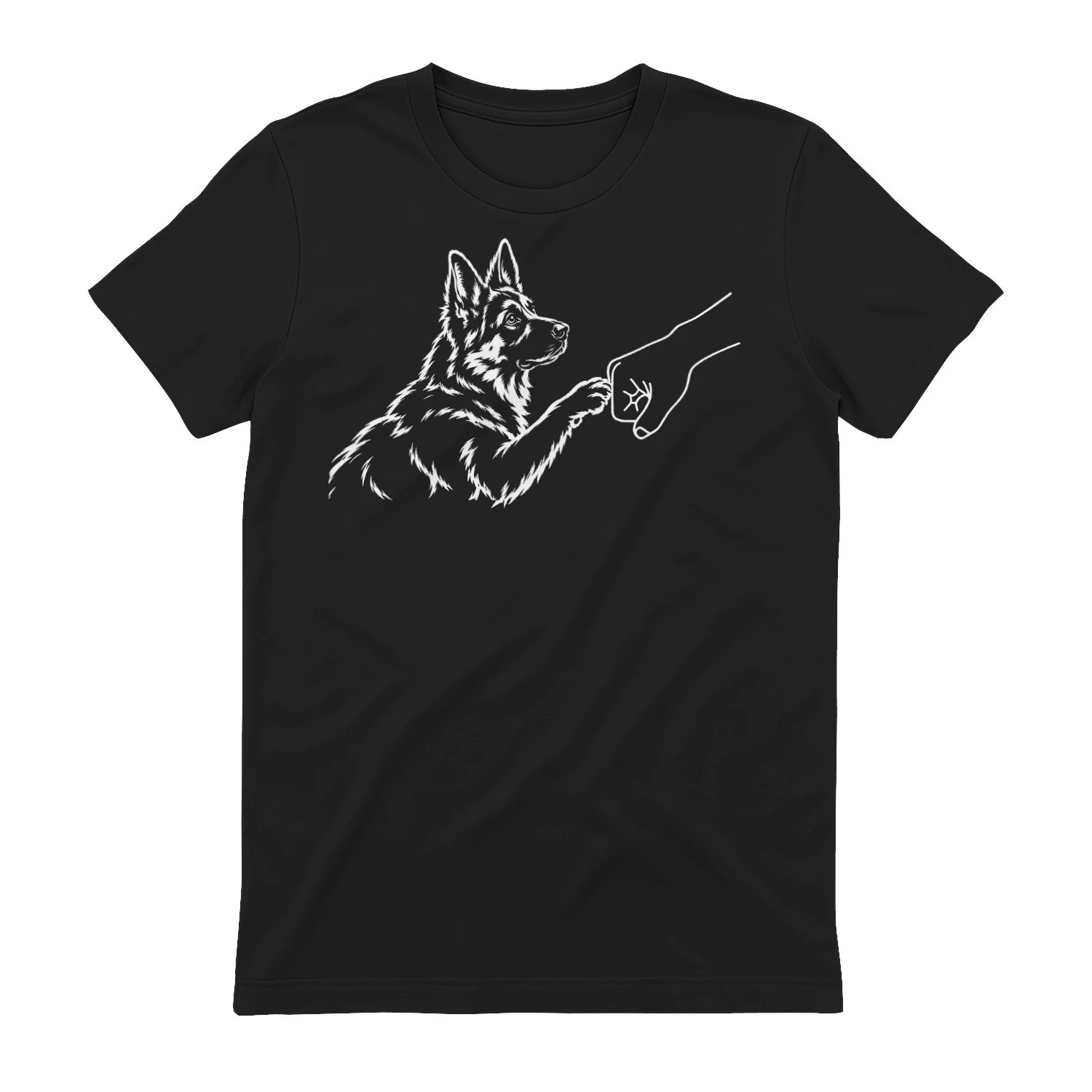 German Shepherd Bump