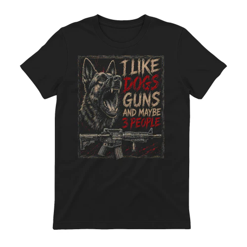 German Shepherd And Maybe 3 People
