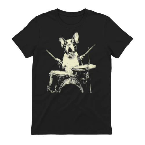 Boston Terrier Drums