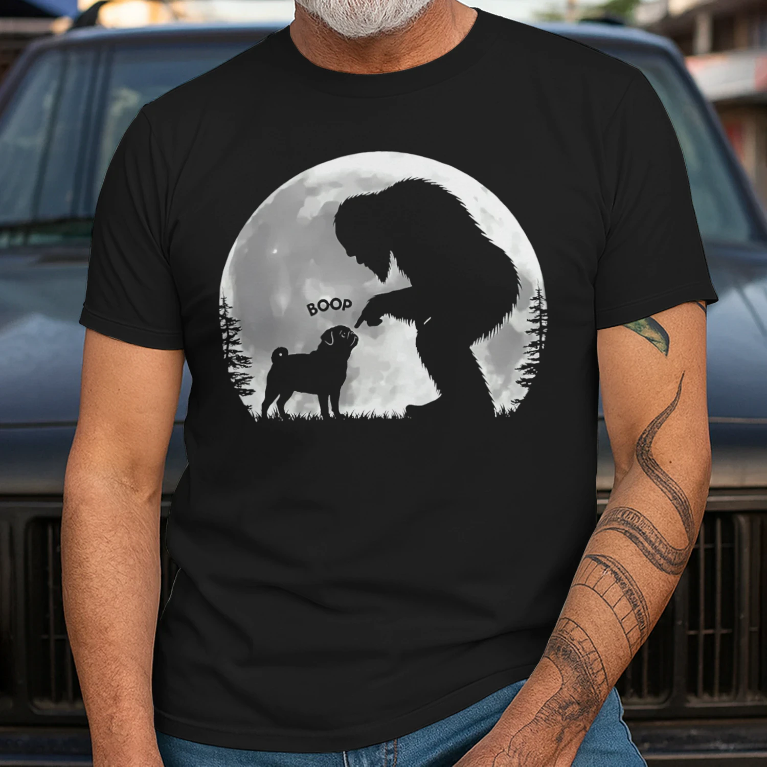 Bigfoot Boop Pug