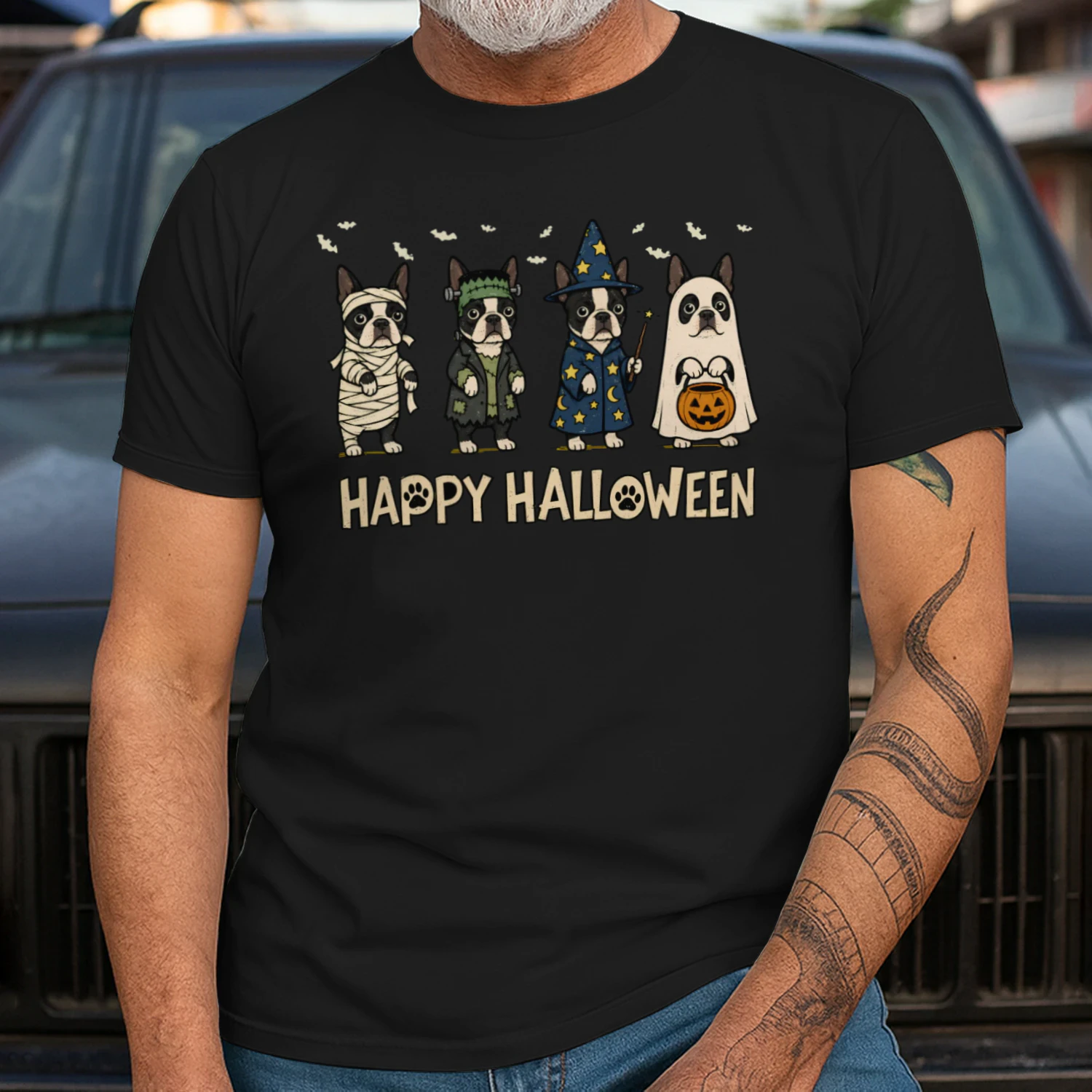 Halloween Boston Terrier