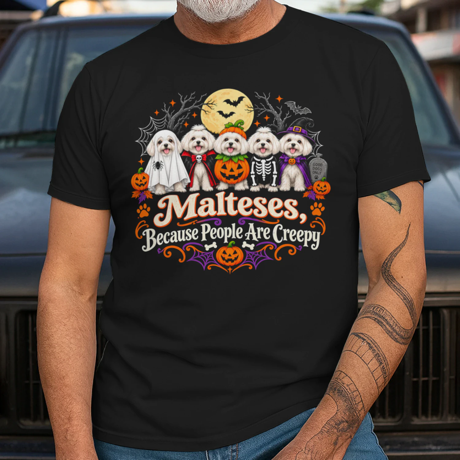 Creepy Malteses