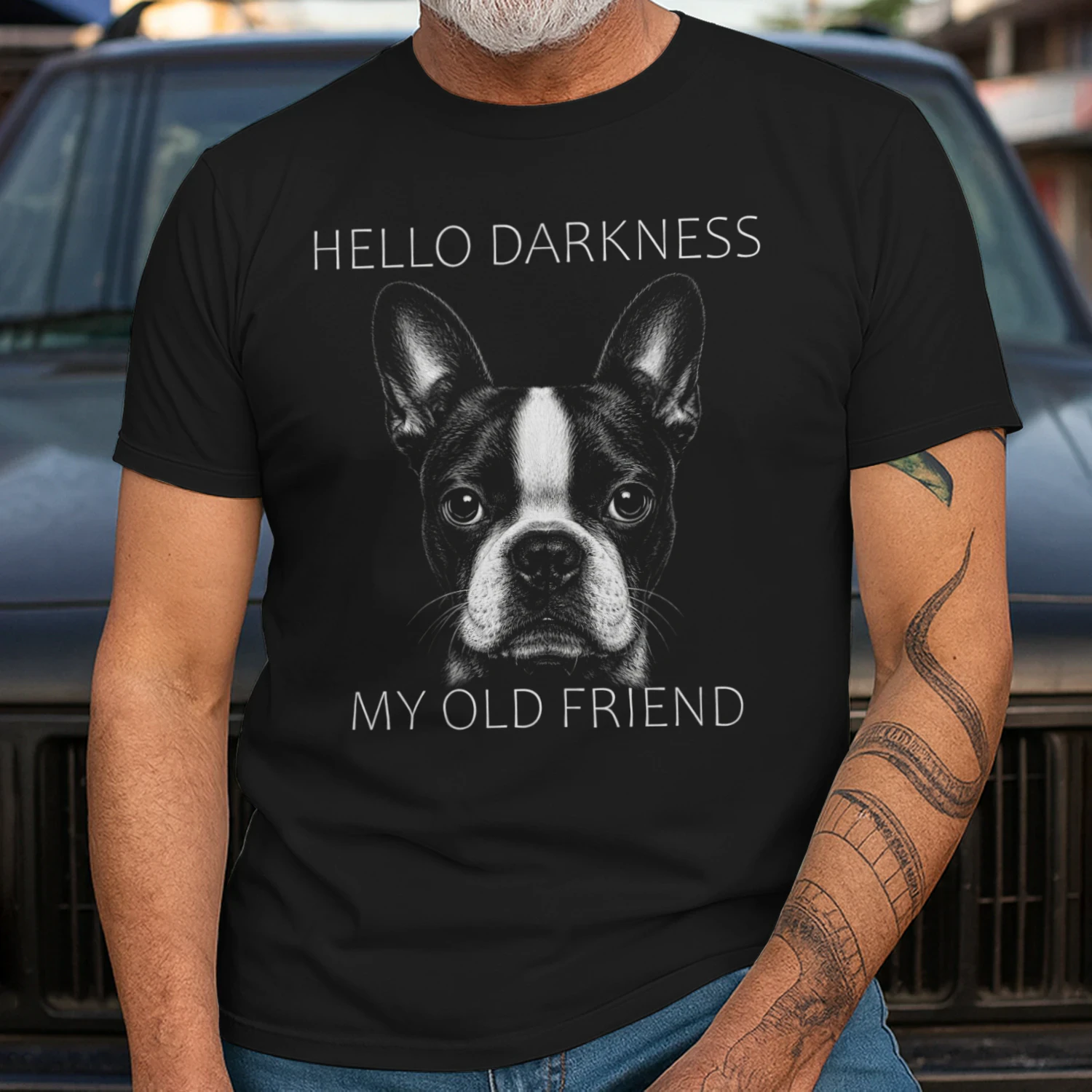 Darkness Boston Terrier