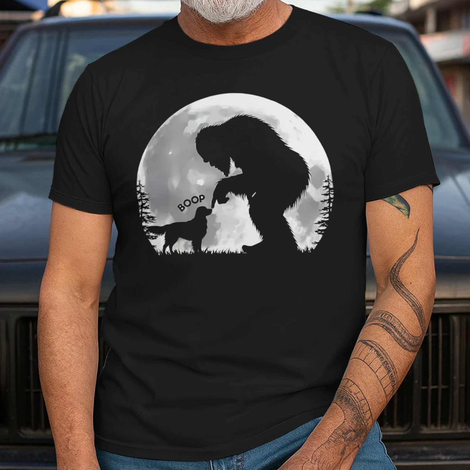 Bigfoot Boop Golden Retriever