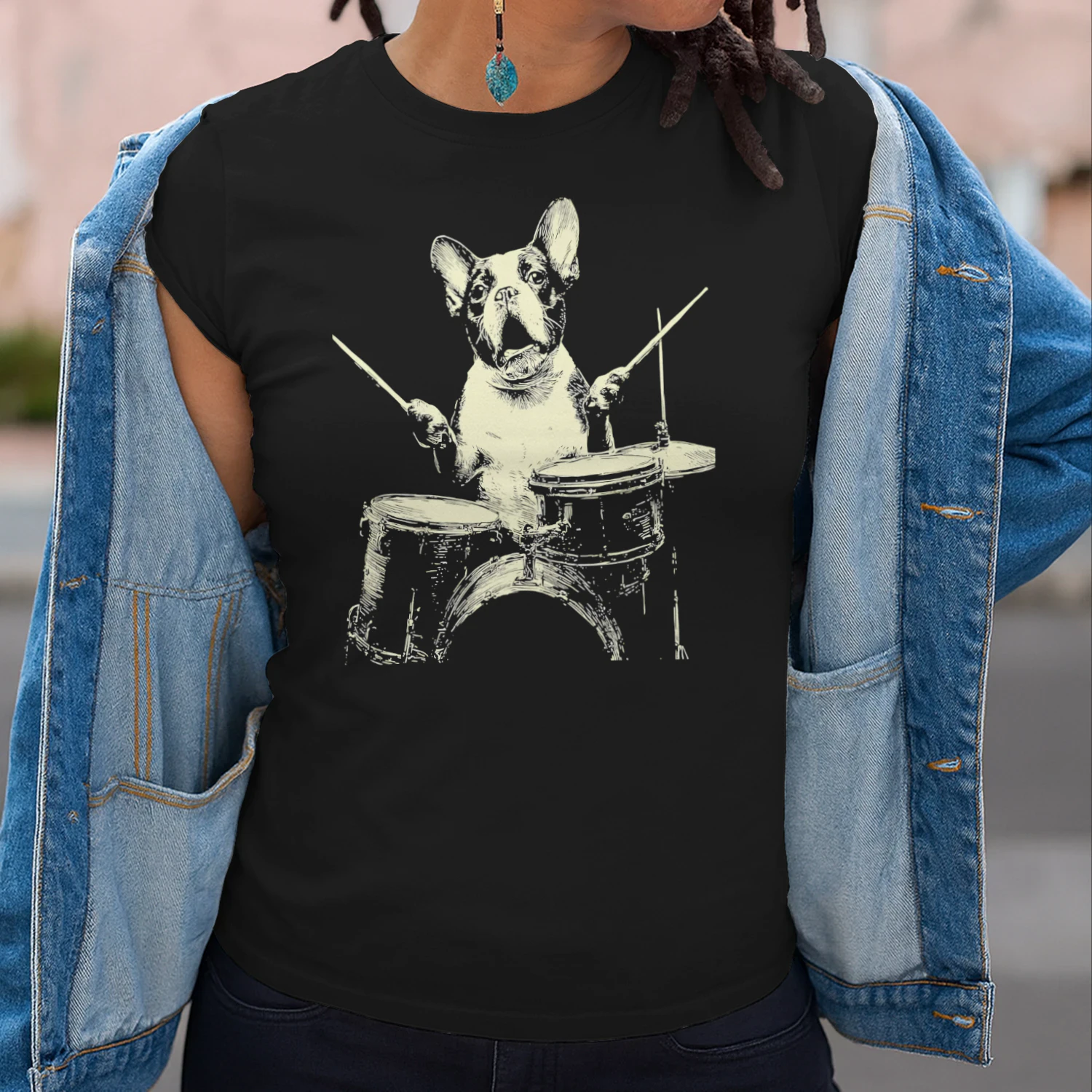 Boston Terrier Drums
