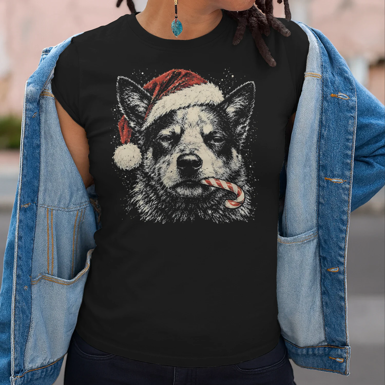 Australian Cattle Dog Santa