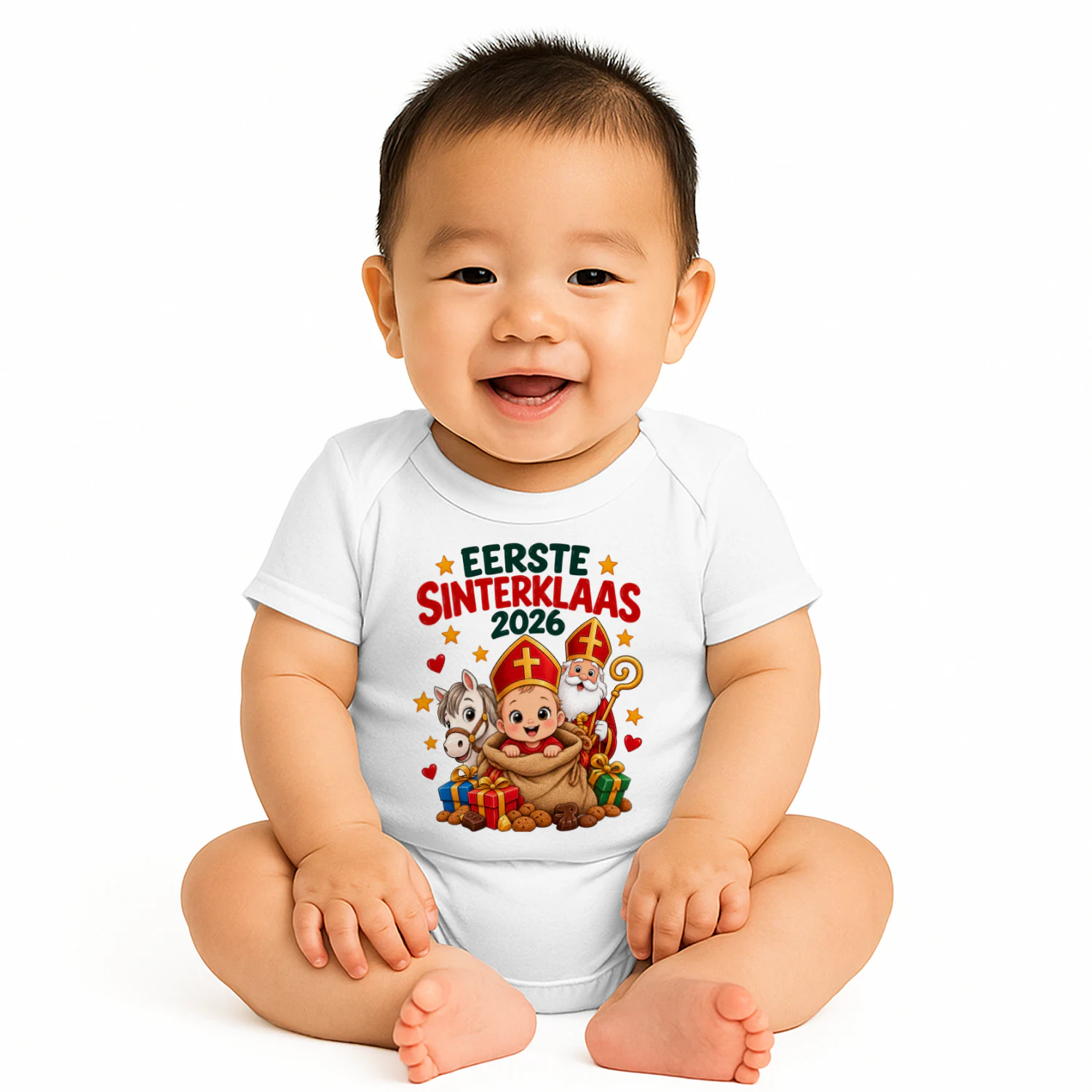 Mijn Eerste Sinterklaas – Schattig Kinder Baby Bodysuit