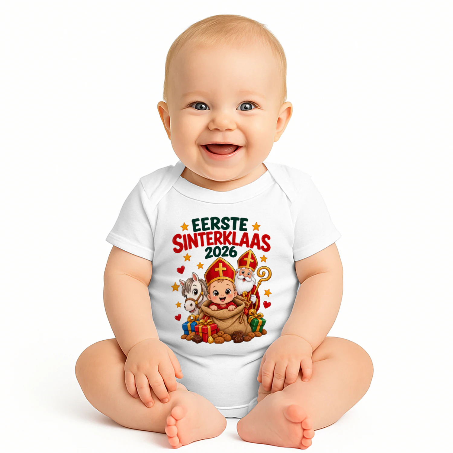 Mijn Eerste Sinterklaas – Schattig Kinder Baby Bodysuit