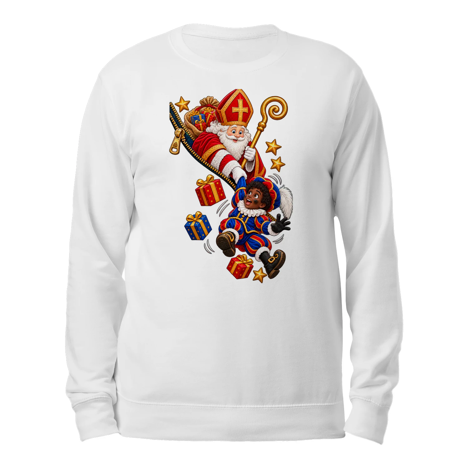 Sinterklaas Cadeau Avontuur – Sint & Piet Sweatshirt