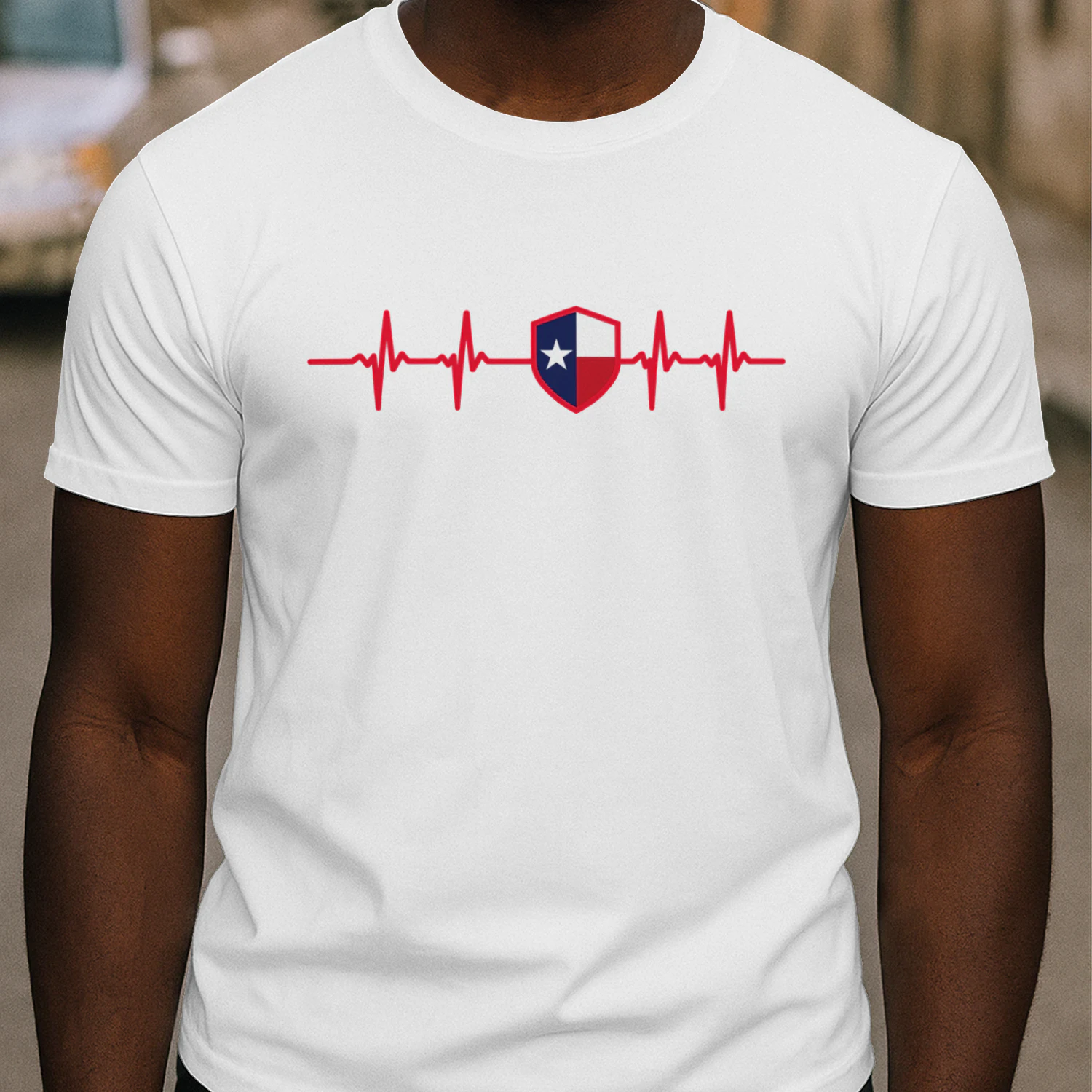 Texas Runs Through My Veins – Texas Pride T-Shirt