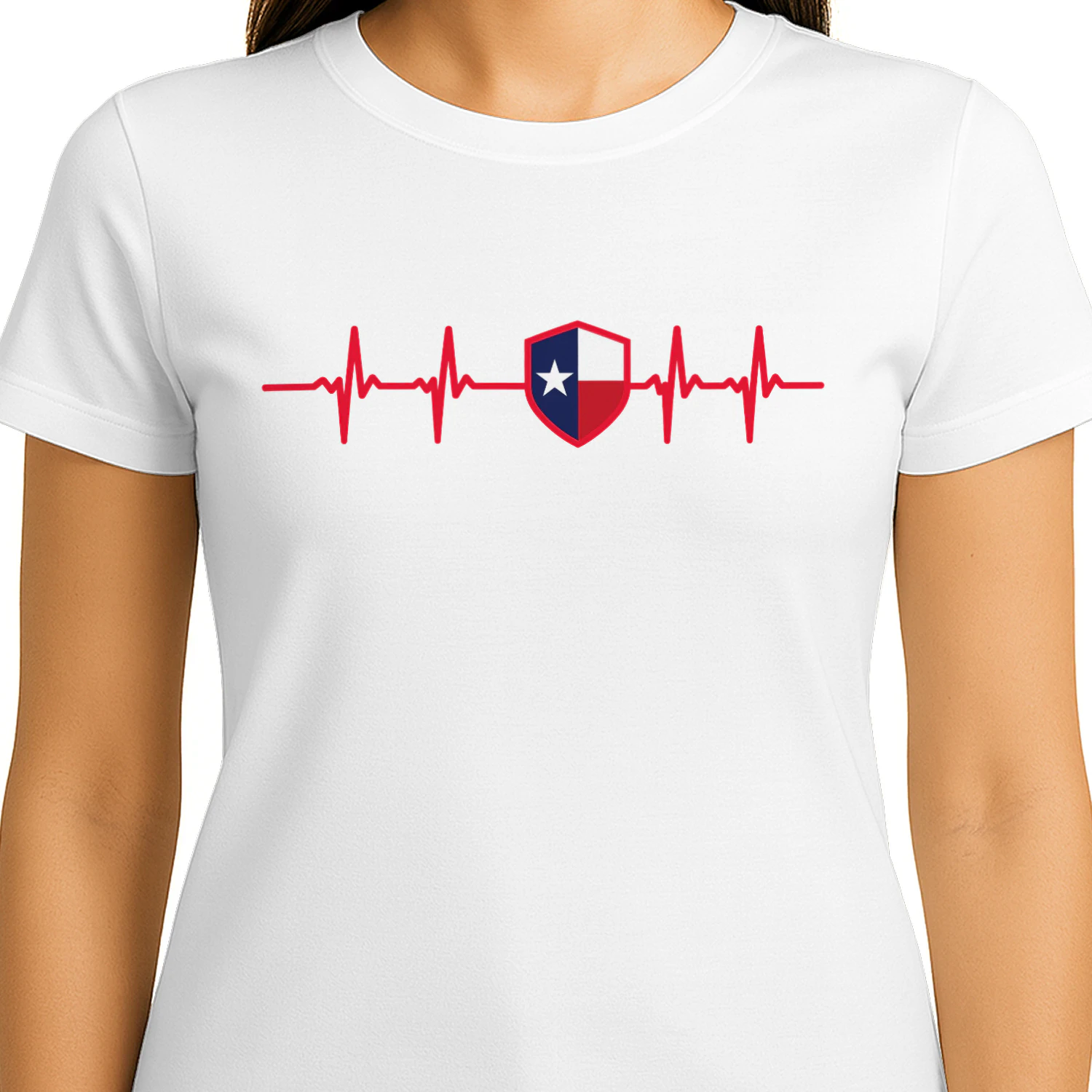 Texas Runs Through My Veins – Texas Pride T-Shirt