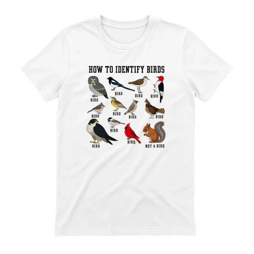 How to Identify Birds Shirt
