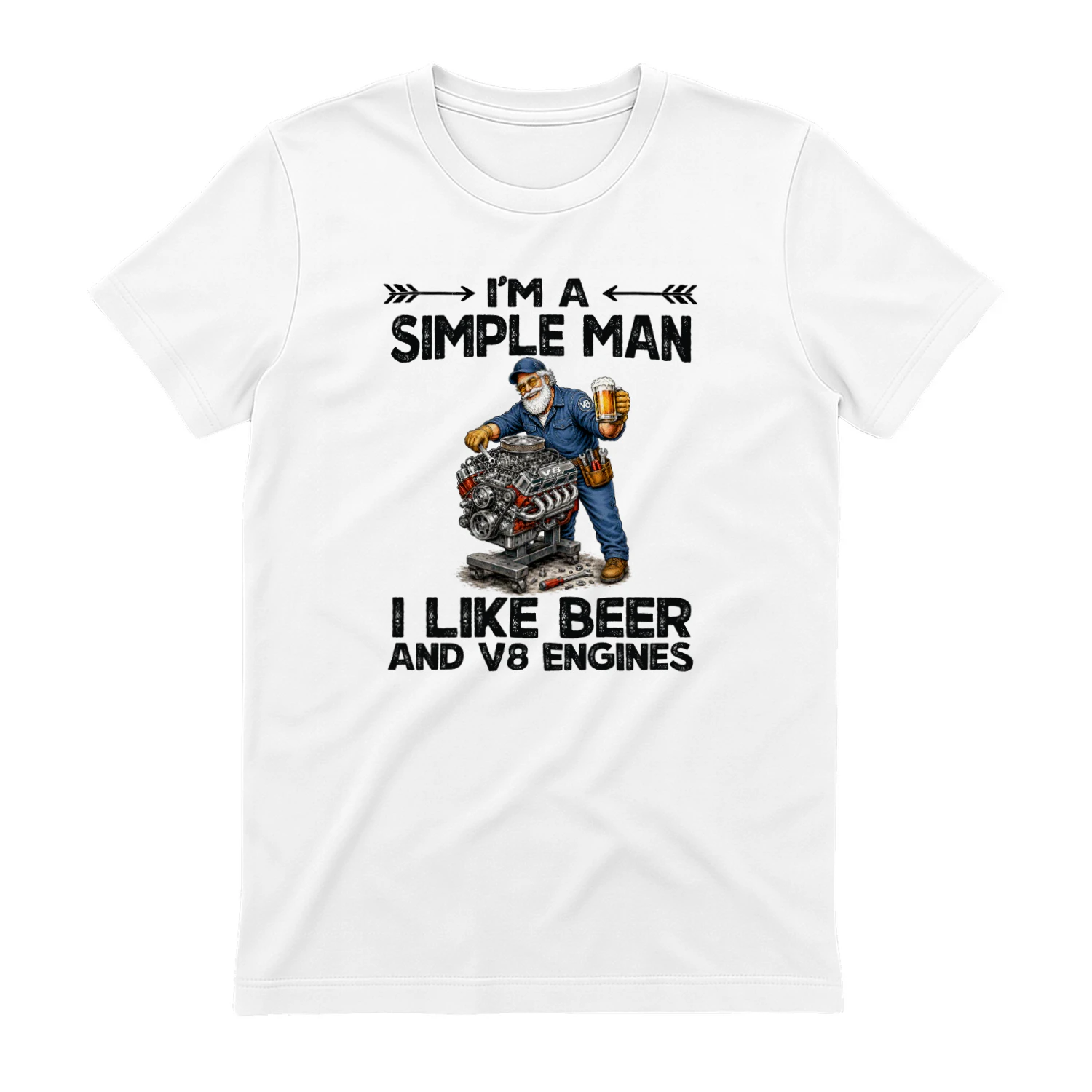 I am a simple man. I like beer and v8 engines