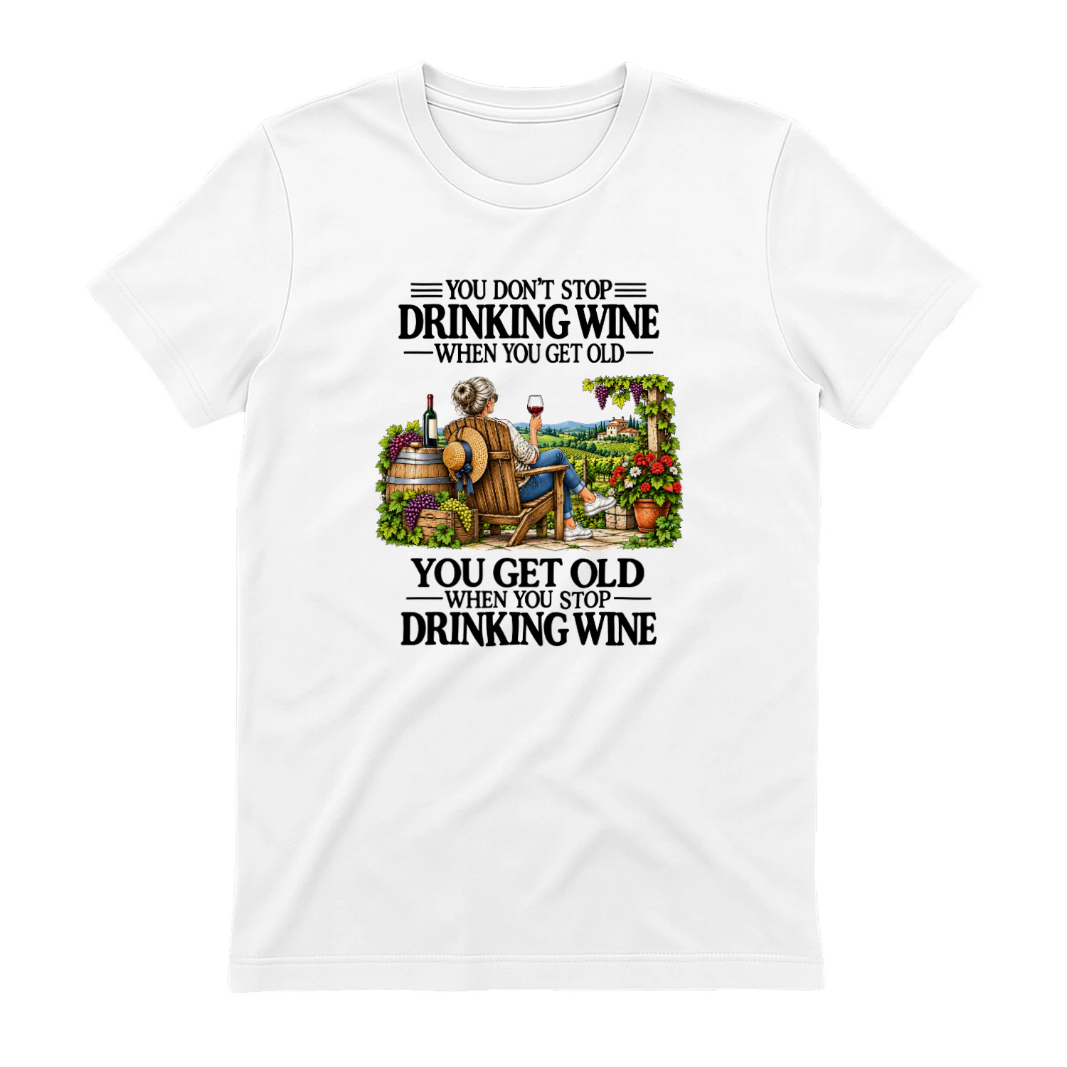 Don't Stop Drinking Wine When You Get Old