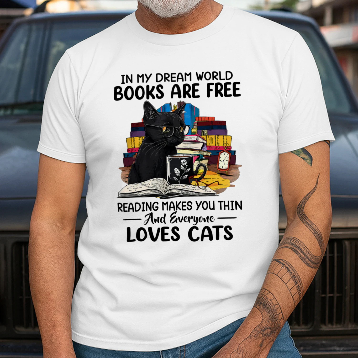In My Dream World Books Are Free And Everyone Loves Cats
