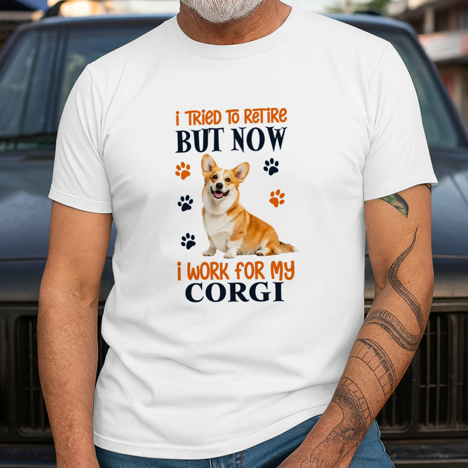 I Tried To Retire But Now I Work For My Corgi