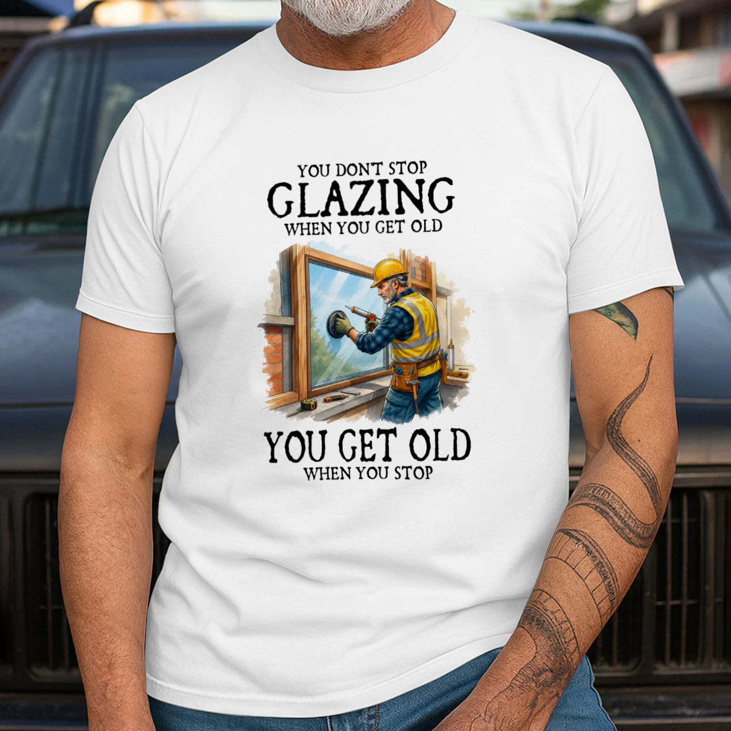 You don't stop glazing when you get old. You get old when you stop