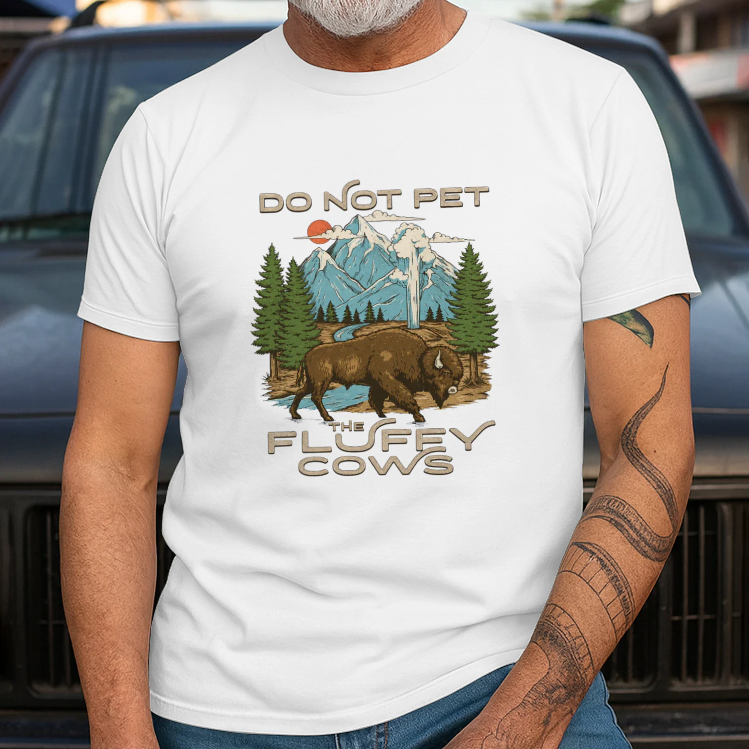 Do Not Pet The Fluffy Cows