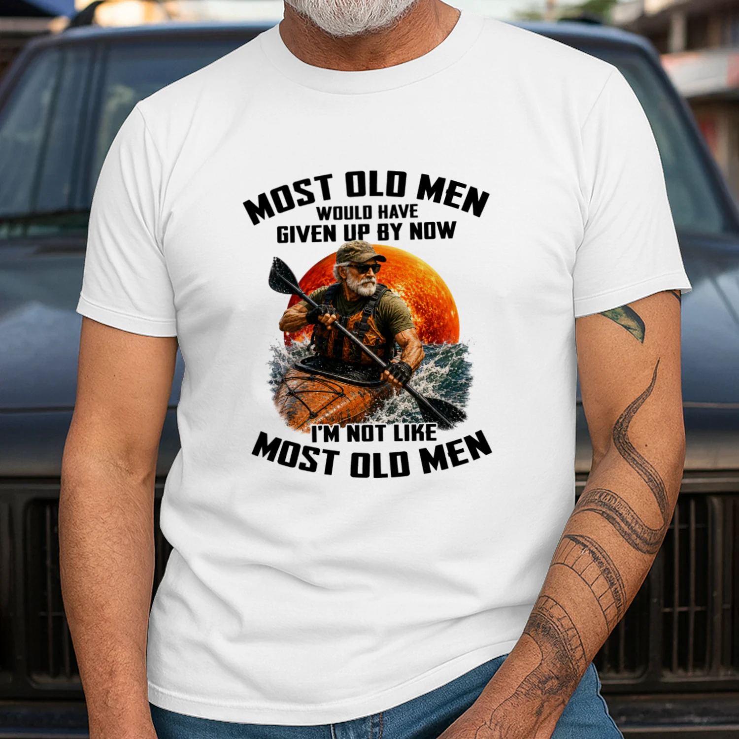 Most old men would have given up by now. I'm not like most old men 7